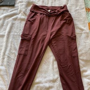 Burgundy Jogger style sweats